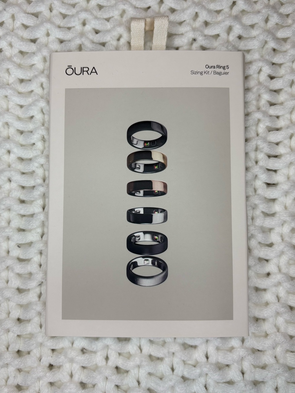 Oura Ring 5 Sizing Kit